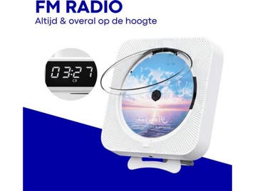 Vizual CD Speler met Radio & Bluetooth - Draagbare CD Speler, Verzenden, Nieuw