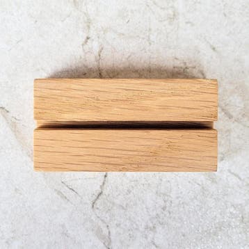 HOCHO Eikenhouten Kaartenhouder 60x30x20 mm – Stijlvol en., Ophalen of Verzenden, Nieuw