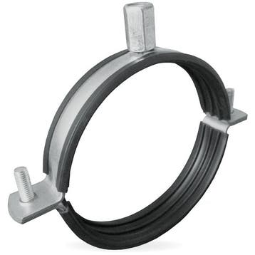 Ophangbeugel voor spirobuis Ø 80mm met rubber inlage, Verzenden, Nieuw