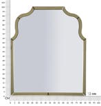 ANKARA GOUDEN WANDSPIEGEL ( BINNENSPIEGEL AFMETING CM 78X93), Huis en Inrichting, Woonaccessoires | Spiegels, Ophalen of Verzenden