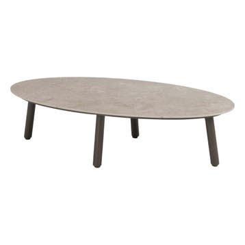 Taste 4SO Salute ovale salontafel terre met keramisch, Nieuw