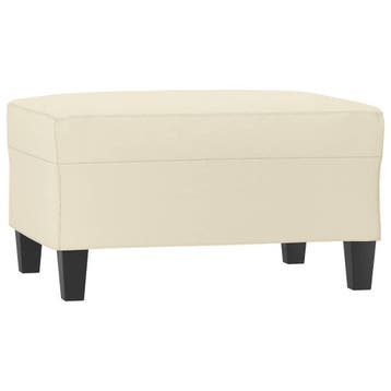 Poef Kunstleer 70x55cm | 34% Korting | Snel Besparen, Huis en Inrichting, Overige materialen, 50 tot 75 cm, Ophalen of Verzenden