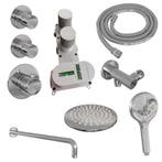 Brauer Chrome Edition Thermostatische Regendoucheset Inbouw, Ophalen of Verzenden, Nieuw