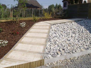 Steenschotten in alle soorten, maten en prijzen!, Tuin en Terras, Ophalen of Verzenden, Gebruikt, Hout