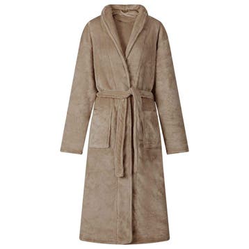 vidaXL Badjas zonder Kap Kameel xxl Flanel, Kleding | Heren, Pyjama's, Verzenden, Nieuw
