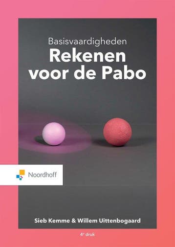 9789001895822 Basisvaardigheden Rekenen voor de Pabo, Verzenden, Zo goed als nieuw, Sieb Kemme