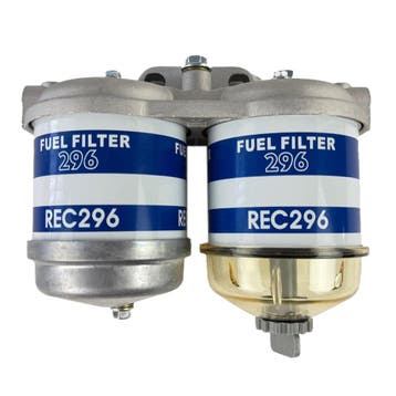 REC 296 Dubbel dieselfilter / waterscheider (vervangt CAV296, Ophalen of Verzenden, Nieuw