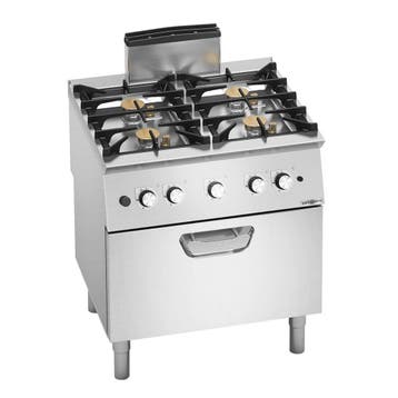 GGM Gastro | Gasfornuis - Paolo 700 - 800x730mm - 31,8 kW -, Verzenden