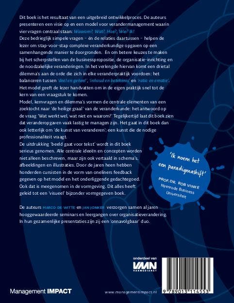 De kunst van het veranderen 9789013114553, Boeken, Studieboeken en Cursussen, Zo goed als nieuw, Verzenden