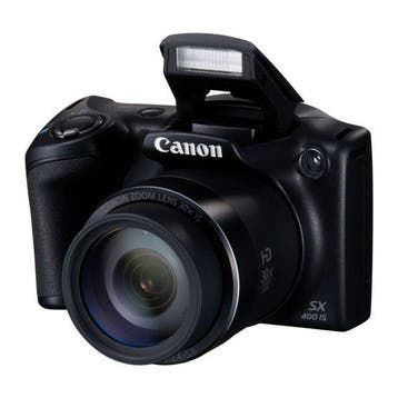 Canon PowerShot SX400 IS Digitale Bridge Camera - Zwart, Verzenden, Zo goed als nieuw