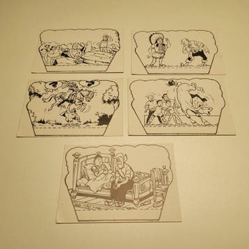 Suske en Wiske - 5 kleurkaarten, Boeken, Nieuw
