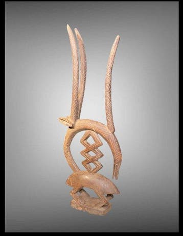 Prachtige Tiwara - sculptuur Tiwara - Bambara - Mali, Antiek en Kunst