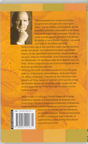 De meridiaan van Parijs 9789054291671 Philip Freriks, Verzenden, Gelezen, Philip Freriks