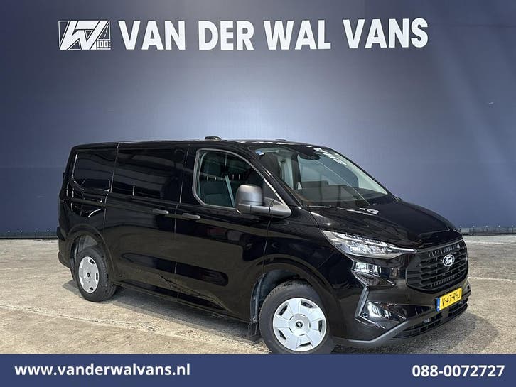 Ford Transit Custom | 2.0 TDCI L1H1 Euro6 Airco | Camera |, Auto's, Gebruikt, Euro 6, Zwart, Dealer onderhouden