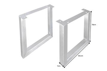 U-vormige poten van 70 cm, set van 2, voor eettafels,, Ophalen of Verzenden, Nieuw
