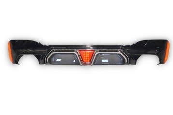 Diffuser + Carbon Inzet BMW 5 Serie G30 G31 LCI B9831, Nieuw, Achter, BMW
