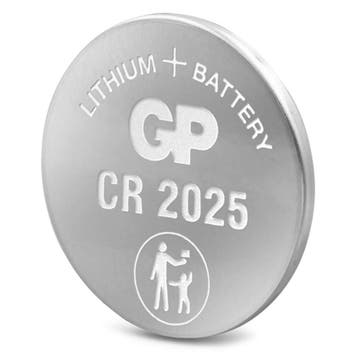 GP knoopcel lith.       CR2025 (Batterijen - Knoopcellen), Verzenden, Nieuw, GP Batteries
