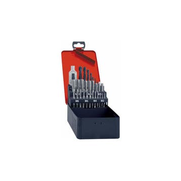 Handtappenset DIN352 HSS + Kerngatboor M3-12 FORMAT, Verzenden, Nieuw