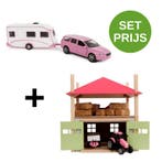 Kids Globe Set Hooiberg-Hout-Met-Berging-1:32-32X35X45-Ro..., Ophalen of Verzenden, Nieuw