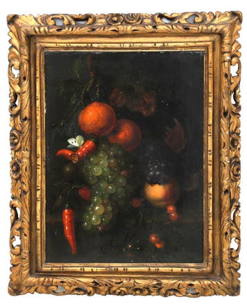 Jan van Doornik (18e eeuw), Stilleven met fruit en pepers