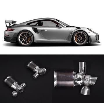 Porsche 991 GT2RS Capristo Sport Uitlaatkatalysatoren met, Verzenden