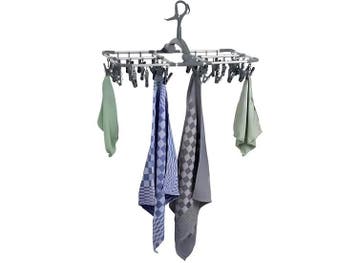 NordFalk Hangend Droogrek 59x34 cm met 36 knijpers, Tuin en Terras, Droogmolens en Wasrekken, Verzenden, Nieuw