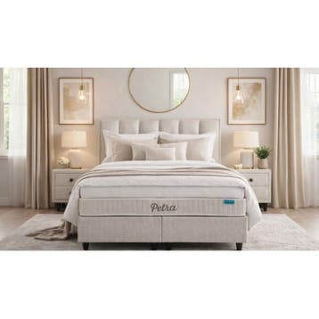 Petra Luxe Opberg Boxspring Premium comfort en stijl, Ophalen of Verzenden, Nieuw, Tweepersoons