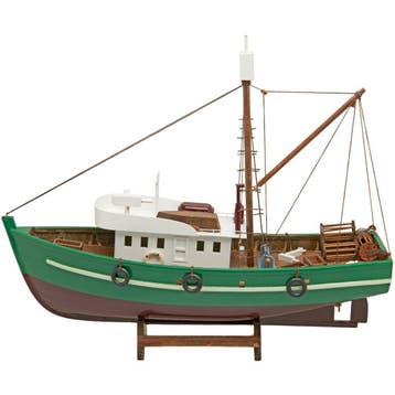 Model Vissersboot 44cm Groen, Ophalen of Verzenden, Nieuw
