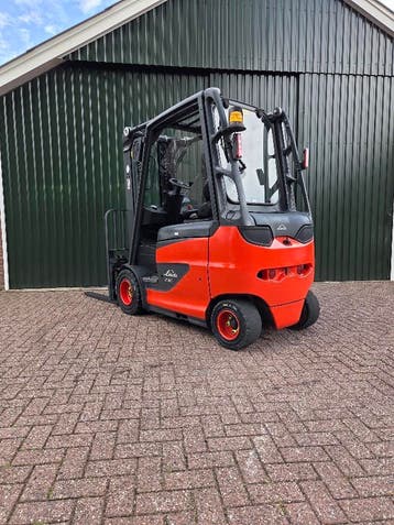 Linde E30H-01 Elektrische Heftruck BJ 2018 Triplex 2100 uur!, Linde, Heftruck, Ophalen of Verzenden, Elektrisch
