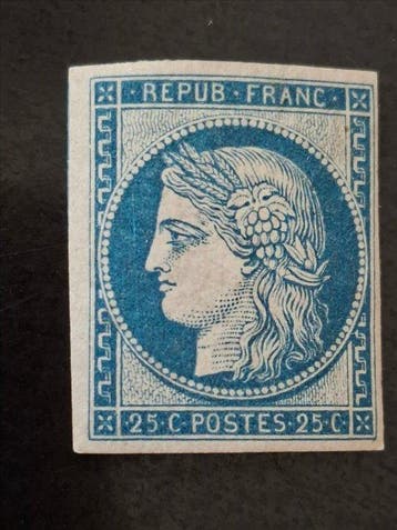 Frankrijk 1849 - Ceres Nr. 4d herdruk nieuw **, waarde € 625, Gestempeld
