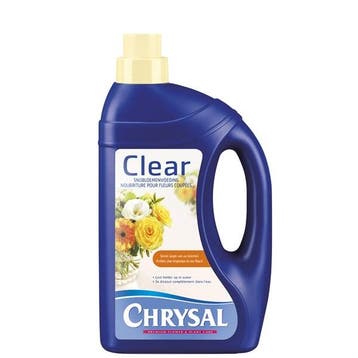 Snijbloemenvoeding | Chrysal Clear | 1 liter, Tuin en Terras, Verzenden, Nieuw