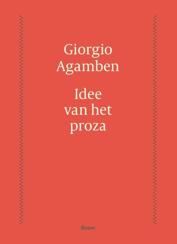 Idee van het proza - Giorgio Agamben 9789024418886, Verzenden, Gelezen, Giorgio Agamben