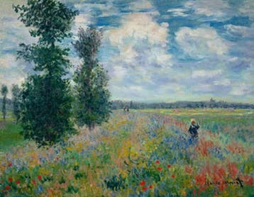Kunstdruk Claude Monet - Les Coquelicots 90x70cm, Verzenden, Nieuw