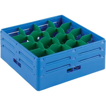 Vaatwaskorf | Kunststof | Glazen | 500x500x205(h)mm, Verzenden, Nieuw in verpakking