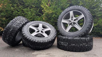 Originele Defender 20” Velgen Satin Dark Grey BFGoodrich KO3, 275 mm, Banden en Velgen, Nieuw, Ophalen of Verzenden