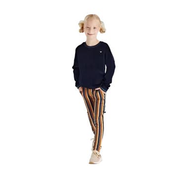 Broek -- Olcay Stripe - 158/164 / Blauw, Verzenden, Nieuw