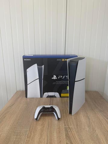PlayStation 5 slim digital | controller | 2 maanden garantie, Spelcomputers en Games, Spelcomputers | Sony PlayStation 5, Ophalen of Verzenden