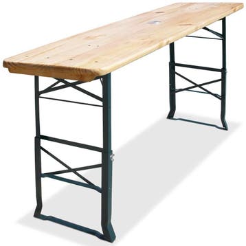 Biertafel Hout in hoogte verstelbaar 170x50x75-105cm, Verzenden, Nieuw