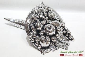 Bongelli Preziosi in lastra Argento - sculptuur, Cornucopia