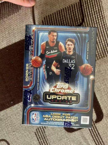 2025/26 Topps Chrome Victor Wembanyama, Cooper Flagg - 1, Verzamelen, Nieuw
