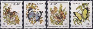 Venda - 1980 - Vlinders - Postfris, Postzegels en Munten, Postzegels | Afrika, Verzenden, Zuid-Afrika, Postfris