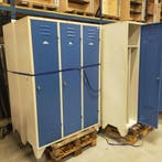 3-deurs Overtoom industriële metalen locker - 185x120x50 cm, Ophalen of Verzenden, Nieuw
