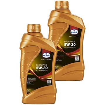 Eurol Aanbieding: 2 X Ecopower 5W20 1L, Auto diversen, Onderhoudsmiddelen, Verzenden
