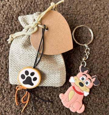 Jute giftbags incl. hartvormig kraft kaartje aan jute touw, Hobby en Vrije tijd, Verzenden, Nieuw