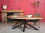 (VOORRAAD) Ovale Mangohouten eetkamertafel Emma, Huis en Inrichting, Overige houtsoorten, Nieuw, Vijf personen of meer, 150 tot 200 cm