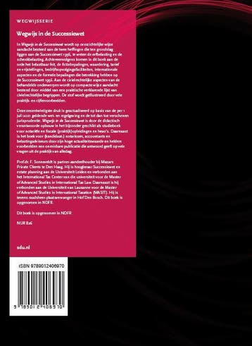 Wegwijs in de Successiewet / Wegwijsserie 9789012406970, Boeken, Verzenden, Zo goed als nieuw, F. Sonneveldt