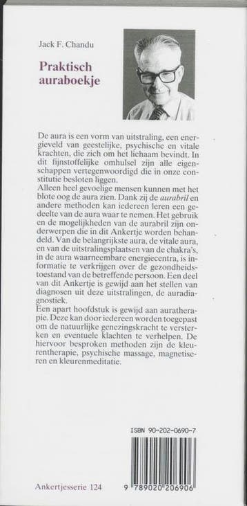 Praktisch auraboekje / Ankertjes / 124 9789020206906, Boeken, Verzenden, Gelezen, J.F. Chandu