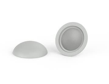 100 stuks - 14,5mm - Afdekkapjes voor schroeven - Glanze...