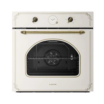 Victoria 60cm 70L Retro Inbouwoven Vintage Crème, Overige merken, Refurbished, Ophalen of Verzenden, Combi-oven