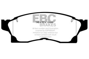 EBC 91-92 Toyota MR2 2.0 Turbo Yellowstuff Front Brake Pads, Ophalen of Verzenden, Nieuw